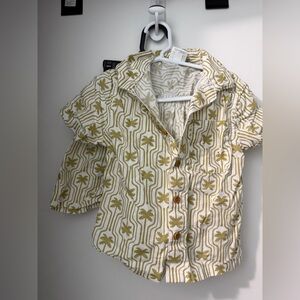 Little Co by Lauren Conrad button down shirt and short set.
